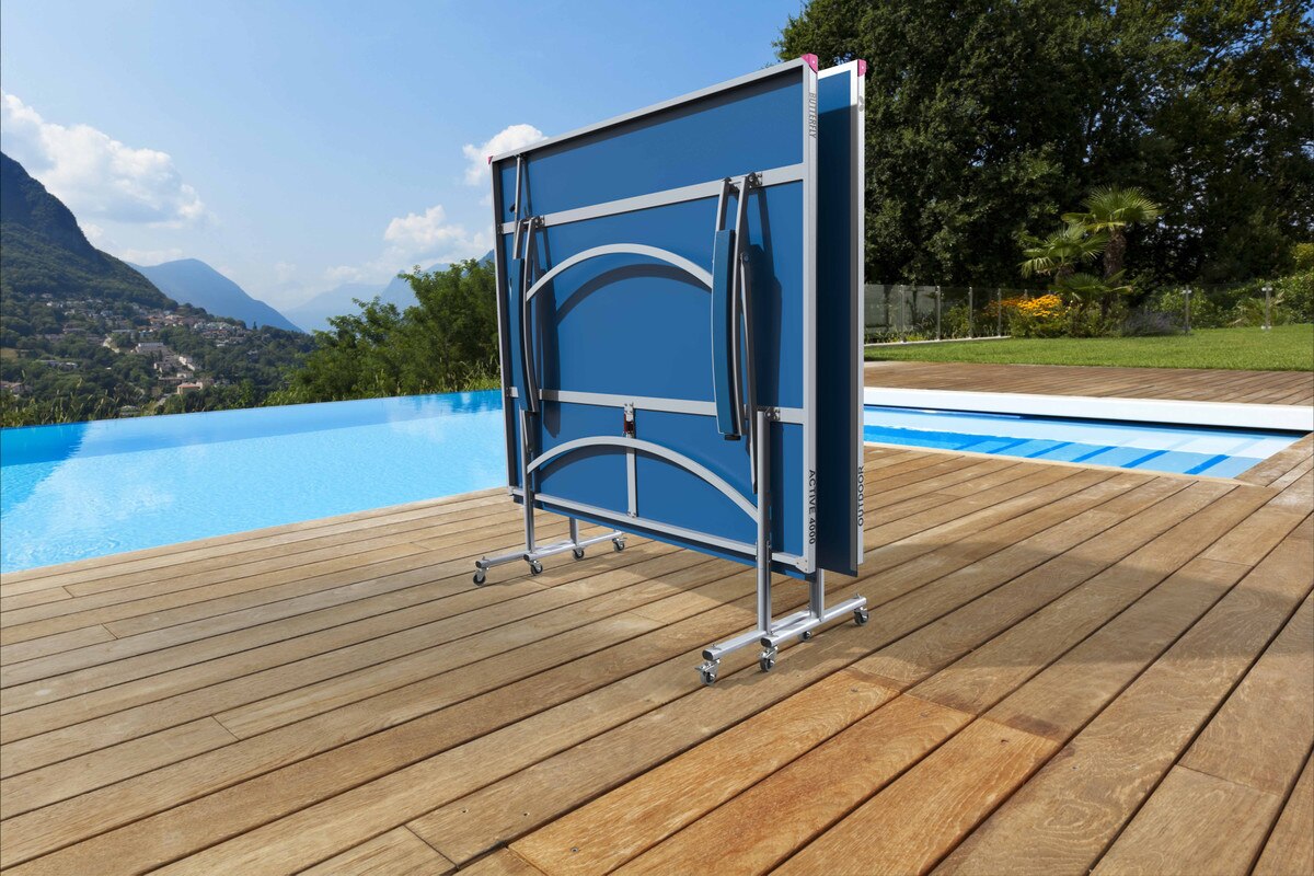 Butterfly Table Tennis Active 4000 Outdoor Table - Storage Position